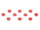 Systemtilbehør (kølepasta mv.) - Lenovo ThinkPad 3.0 mm TrackPoint Cap Set (10-Pack) - 4XH0X88960