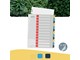 Lommer, Omslag & Registre - Leitz Cosy 1-12 printbart register, PP - 12480000