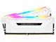 RAM - Corsair Vengeance RGB PRO DDR4-3200 - 32GB - CL16 - Dual Channel (2 pcs) - Intel XMP - Hvid med RGB - CMW32GX4M2E3200C16W