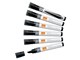 Konference & Præsentation - Nobo  whiteboard marker skrå spids 4 mm hurtigttørrende blæk, pakke/10 stk. Sort - 1915382