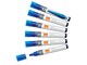 Konference & Præsentation - Nobo  whiteboard marker skrå spids 4 mm hurtigttørrende blæk, pakke/10 stk. Blå - 1915383