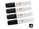Konference & Præsentation - Nobo  Glide whiteboard marker bred skrå spids 10 mm hurtigttørrende blæk, pakke/4 stk. Sort - 1915388