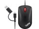 Mus - Lenovo ThinkPad USB-C Wired Compact Mouse - Mus - Optisk - 4 knapper - Sort - 4Y51D20850