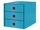 Arkivering & Opbevaring - Leitz Click & Store Cosy skuffekabinet (3 skuffer) Rolig blå - 53680061