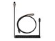 Tastatur - Keychron Coiled Aviator USB-C Cable Straight - Black - Opgraderings tilbehør - Sort - Cab-B