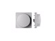 Lamper - Light Solutions Front til ZigBee dreje lysdæmper - Lys grå - 5714255007589