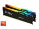 RAM - Kingston FURY Beast RGB DDR5-5600 - 32GB - CL36 - Dual Channel (2 pcs) - AMD EXPO & Intel XMP - Sort med RGB - KF556C36BBEAK2-32