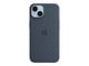 Mobil - Covers & Cases - Apple iPhone 14 Silicone Case with MagSafe - Storm Blue - MPRV3ZM/A