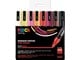 Hobby artikler - POSCA  marker sæt PC-5M, 8 ass. Warm farver - 401644