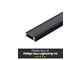 Smart Home - Light Solutions Aluminum profile - Model S for Philips Hue and WiZ - Black - 5714255008067