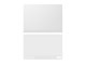 Tablet - Covers & Cases - Samsung Galaxy Tab S10+ / Tab S9+ / Tab S9 FE+ - Smart Book Cover - White - EF-BX810PWEGWW