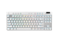 Tastatur - Logitech G PRO X TKL - Logitech GX Brown (Tactile) - Tactile - Gaming Tastatur - Uden Numpad - Nordisk - Hvid - 920-012146