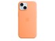 Mobil - Covers & Cases - Apple iPhone 15 Silicone Case with MagSafe - Orange Sorbet - MT0W3ZM/A