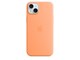 Mobil - Covers & Cases - Apple iPhone 15 Plus Silicone Case with MagSafe - Orange Sorbet - MT173ZM/A
