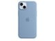 Mobil - Covers & Cases - Apple iPhone 15 Plus Silicone Case with MagSafe - Winter Blue - MT193ZM/A