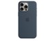 Mobil - Covers & Cases - Apple iPhone 15 Pro Max Silicone Case with MagSafe - Storm Blue - MT1P3ZM/A