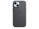 Mobil - Covers & Cases - Apple iPhone 15 FineWoven Case with MagSafe - Black - MT393ZM/A