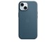 Mobil - Covers & Cases - Apple iPhone 15 FineWoven Case with MagSafe - Pacific Blue - MT3G3ZM/A