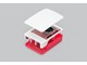 Kabinet - Raspberry Pi 5 Case - Red/White - Kabinet - Raspberry Pi - Hvid - SC1159