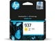 Blæk, Toner & Forbrugsstoffer - HP 937 / 4S6W4NE - Yellow Ink - 4S6W4NE