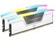 RAM - Corsair Vengeance RGB DDR5-6000 - 32GB - CL36 - Dual Channel (2 pcs) - AMD EXPO & Intel XMP - Hvid med RGB - CMH32GX5M2E6000Z36W