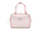Anden personlig pleje - Karen Stor toilettaske med hank i rosa-ternet quilt - 10075-35