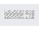 Tastatur - Wooting PBT ISO Keycaps - Just White - Keycaps - Nordisk - Hvid - KC3-NR1-PDS-WH1