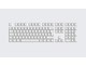 Tastatur - Wooting PBT ISO (UK) & ANSI (US) Keycaps - Just White - Keycaps - Amerikansk engelsk - Hvid - KC3-USUK4-PDS-WH1