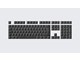 Tastatur - Wooting PBT ISO Keycaps - Just Black - Keycaps - Tysk - Sort - KC3-DE1-PDS-BK1