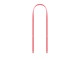 Mobil - Andet Tilbehør - Apple Crossbody Strap - Bright Guava - MHYX4ZM/A