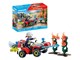 Playmobil - Playmobil Action - Action Heroes Fire Department Quad - 71825 - 71825