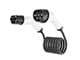 Elbil ladere - Gembird Ladekabel Type 2 16A 3-faset (11 kW) spiral - 5 meter - EV-T2MF-SP-11KW-5M