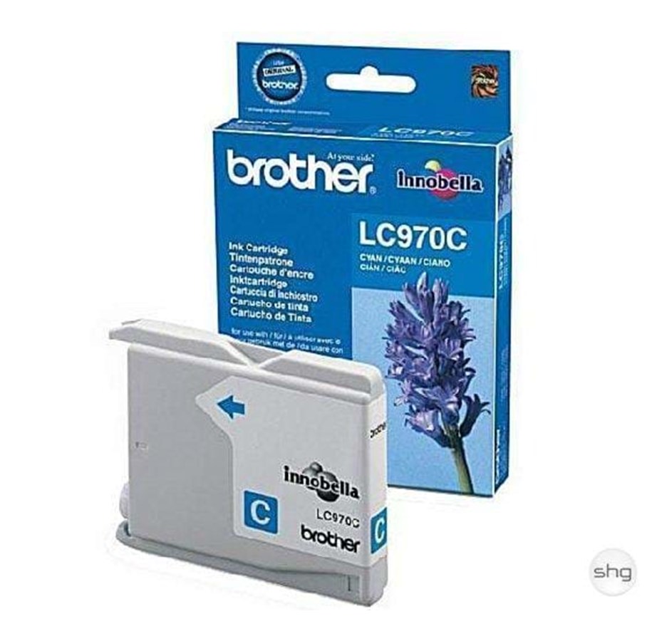 Blæk, Toner & Forbrugsstoffer - Brother LC970C - Blækpatron Cyan - LC970C