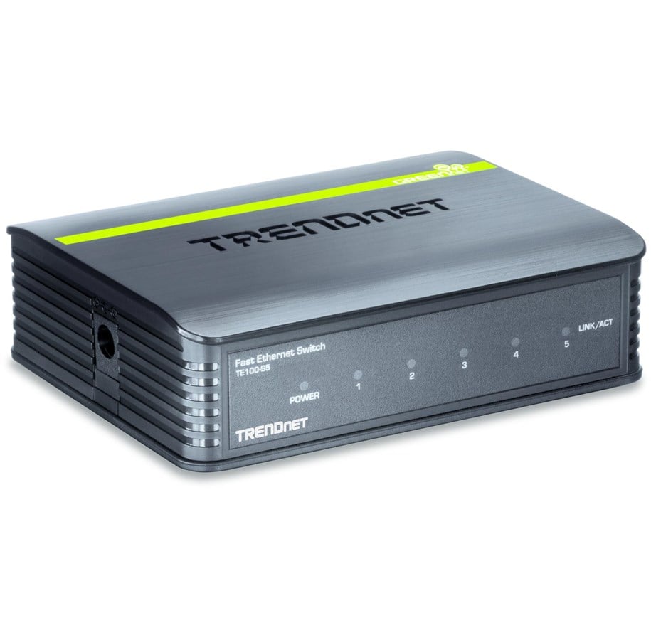 Switch - TRENDnet TE100-S5 5-Port 10/100Mbps Switch - TE100-S5