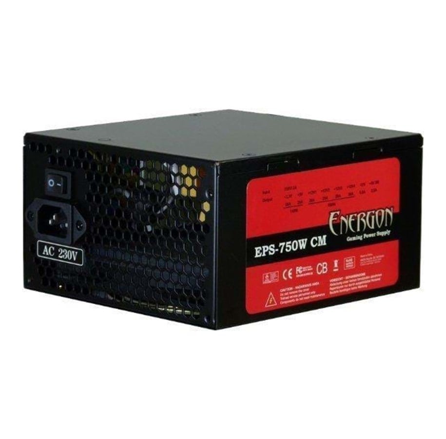 Strømforsyning - Inter-Tech Energon EPS-750W CM Strømforsyning - 750 Watt - 120 mm - ATX - 80 Plus - 88882091