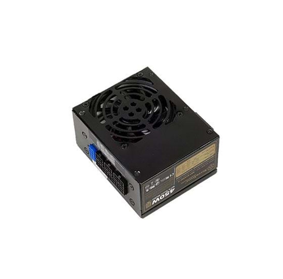 Strømforsyning - SilverStone SFX Gold Series - 450W Strømforsyning - 450 Watt - 80 mm - ATX - 80 Plus Gold certified - SST-ST45SF-G