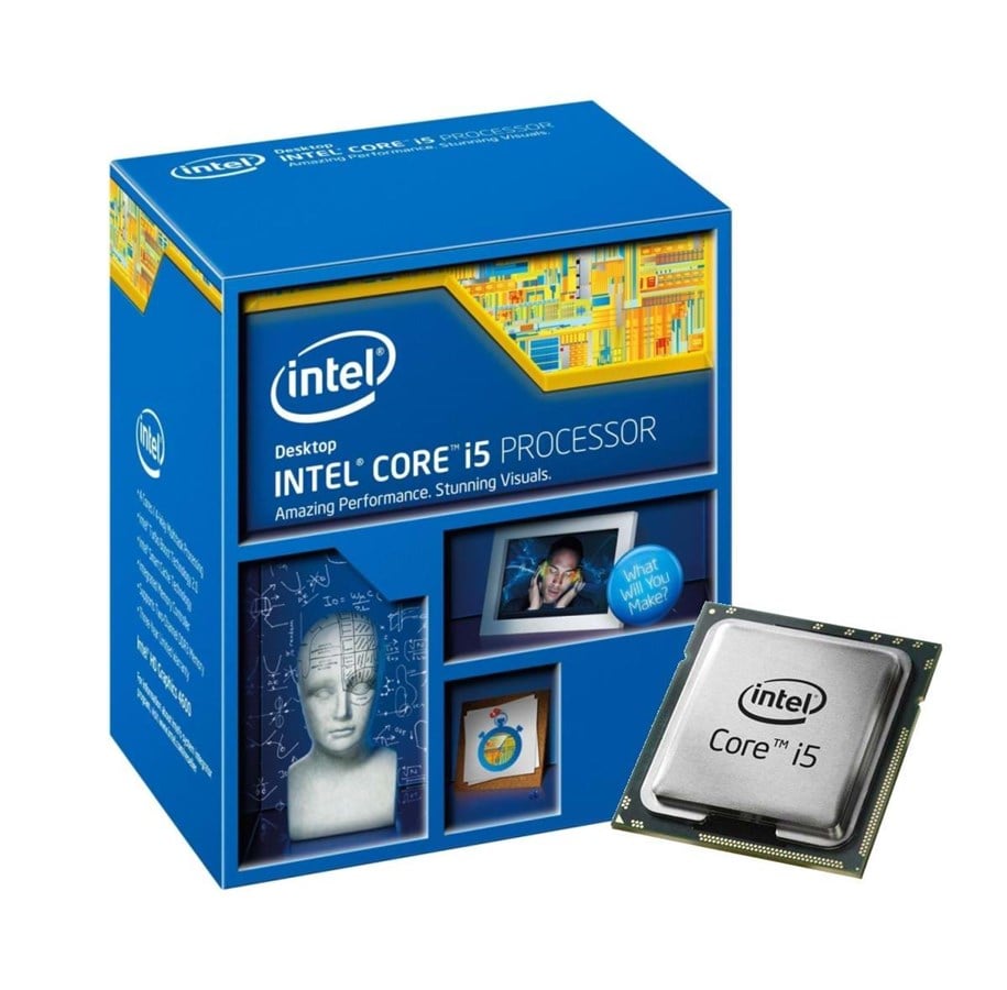 CPU - Intel Core i5-4460 Haswell Refresh CPU - 4 kerner - 3.2 GHz - Intel LGA1150 - Intel Boxed (med køler) - BX80646I54460