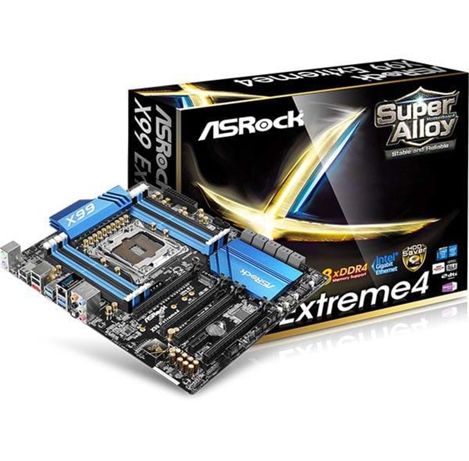 Bundkort - ASRock X99 Extreme4 Bundkort - Intel X99 Express - Intel LGA2011-V3 - DDR4 RAM - ATX - X99 EXTREME4