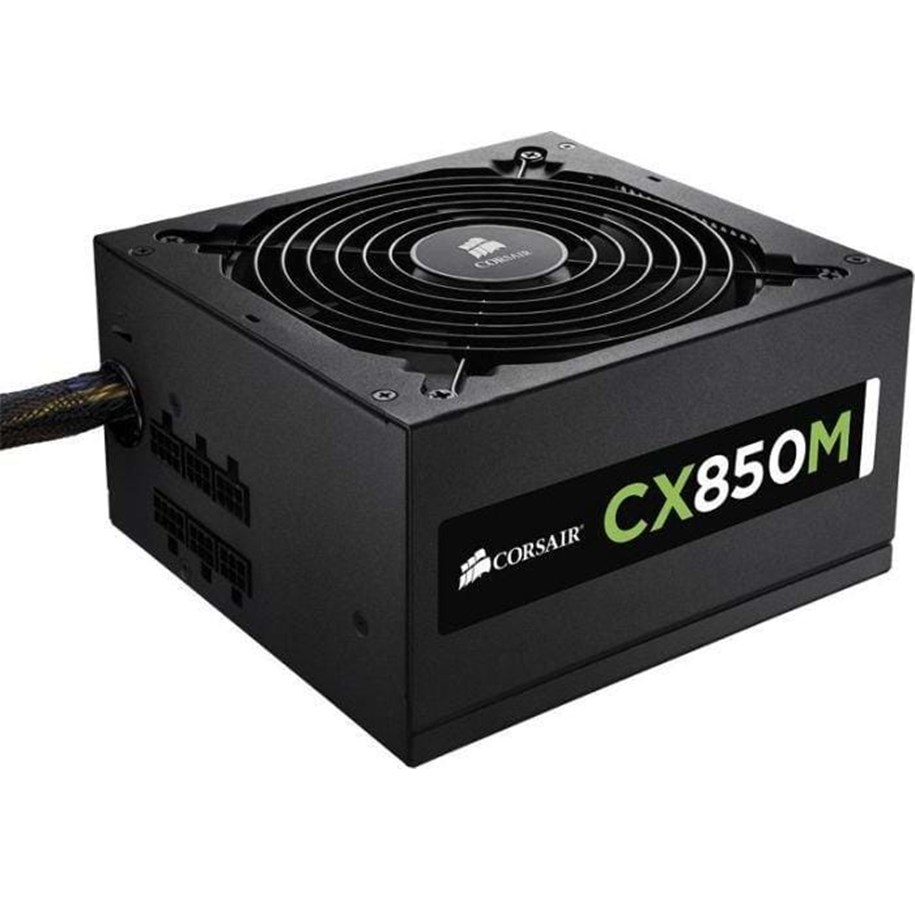 Strømforsyning - Corsair CX850M Strømforsyning - 850 Watt - 140 mm - ATX - 80 Plus Bronze certified - CP-9020099-EU