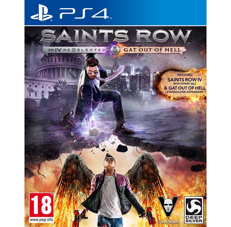 Spil - Saints Row IV: Re-Elected + Gat Out of Hell - Sony PlayStation 4 - Action - 4020628862220