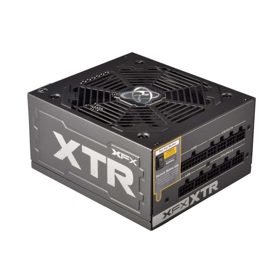 Strømforsyning - XFX XTR Series Strømforsyning - 550 Watt - 135 mm - ATX - 80 Plus Gold certified - P1-550B-BEFX