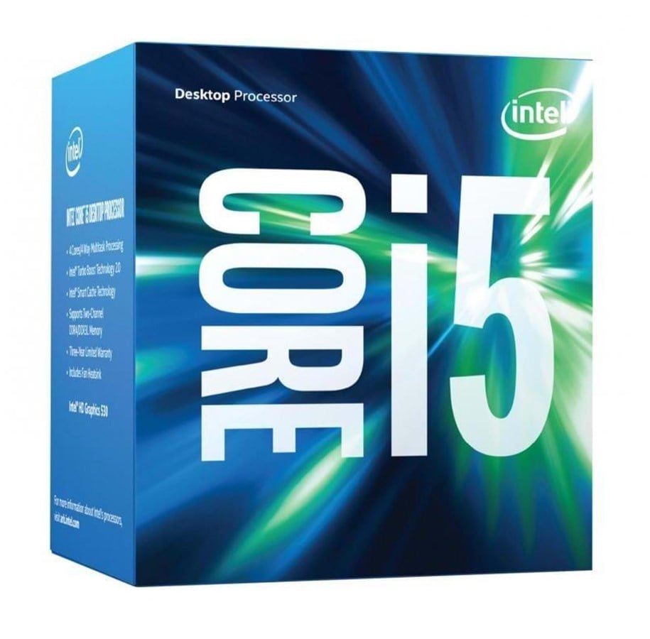 CPU - Intel Core i5-6500 Skylake CPU - 4 kerner - 3.2 GHz - Intel LGA1151 - Intel Boxed (med køler) - BX80662I56500