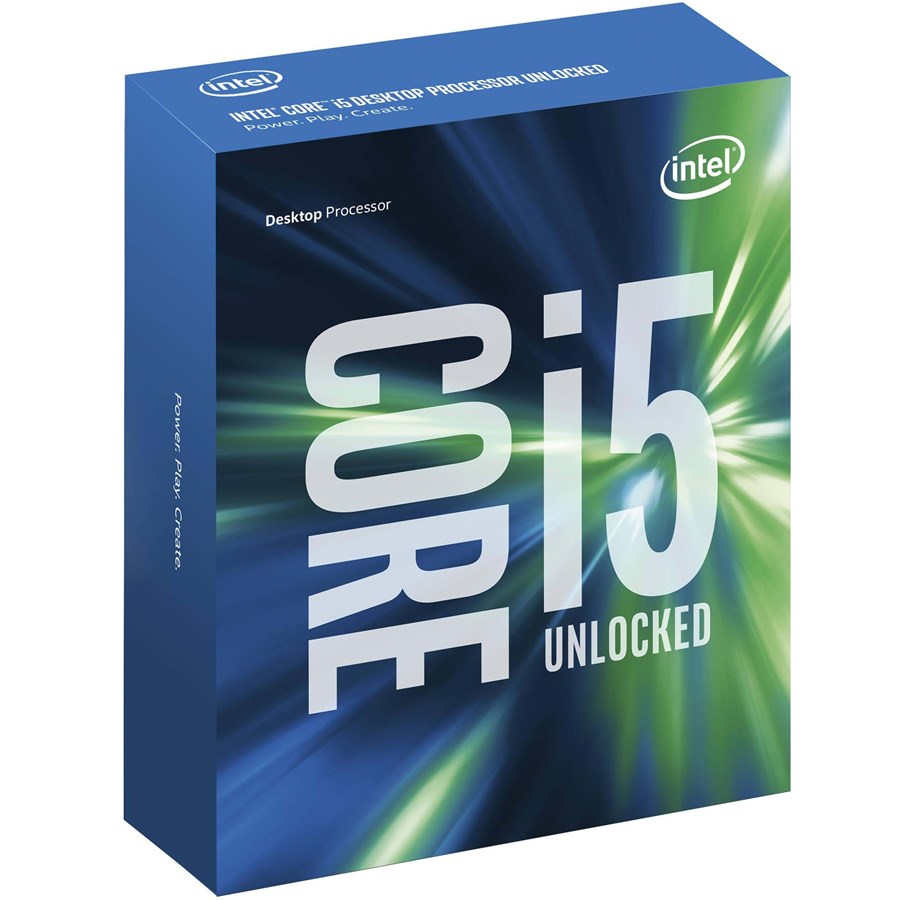 CPU - Intel Core i5-6600K Skylake CPU - 4 kerner - 3.5 GHz - Intel LGA1151 - Intel Boxed (med køler) - BX80662I56600K