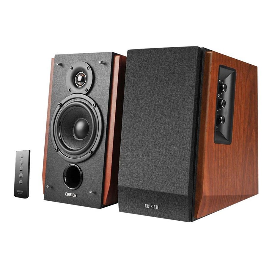 HiFi højtaler - Edifier R1700BT - 4" Bluetooth Bookshelf Speakers - 66W - Brown - R1700BT Brown
