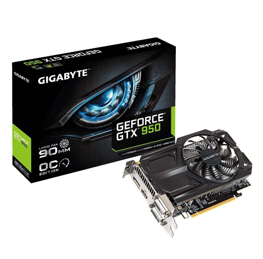 Grafikkort - GIGABYTE GeForce GTX 950 OC - 2GB GDDR5 RAM - Grafikkort - GV-N950OC-2GD