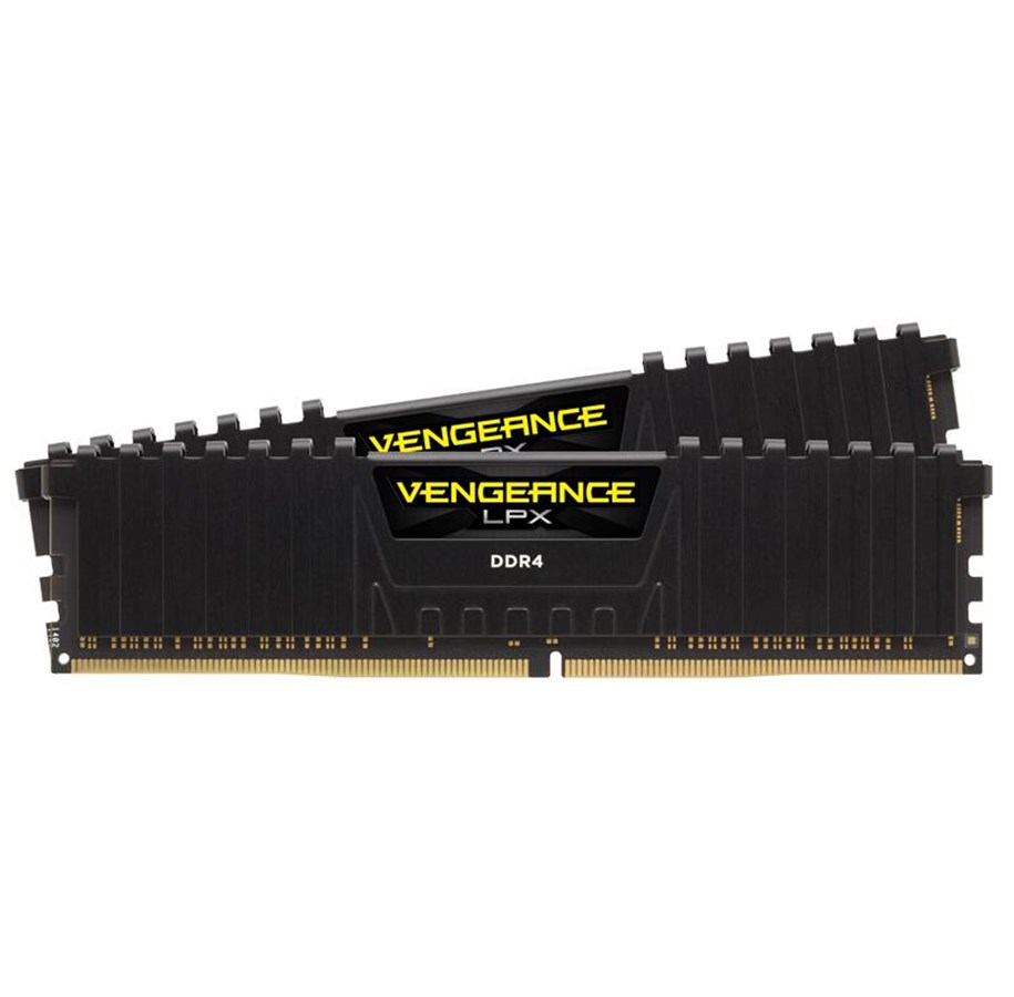 RAM - Corsair Vengeance LPX DDR4-2800 - 8GB - CL16 - Dual Channel (2 pcs) - Intel XMP - Sort - CMK8GX4M2A2800C16