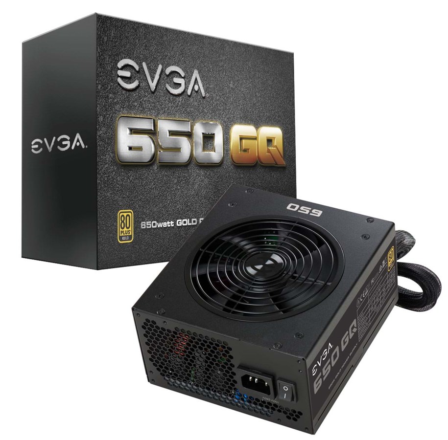 Strømforsyning - EVGA SuperNOVA 650 GQ Strømforsyning - 650 Watt - 135 mm - ATX - 80 Plus Gold certified - 210-GQ-0650-V2