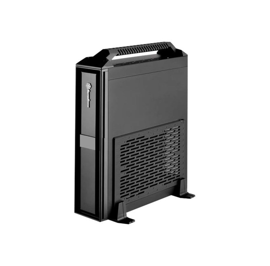Kabinet - SilverStone MILO SST-ML08B-H - Kabinet - Desktop slimline - Sort - G410ML08BH00020