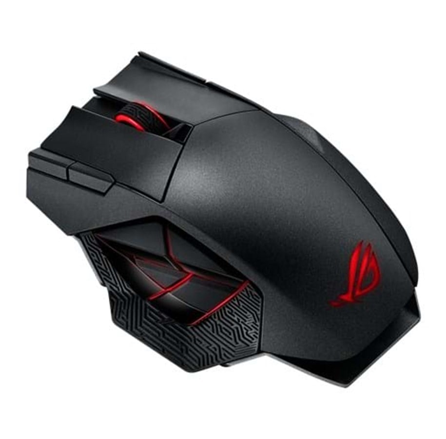 Mus - ASUS ROG Spatha - Gaming Mus - Laser - 12 knapper - Sort med RGB lys - 90MP00A1-B0UA00