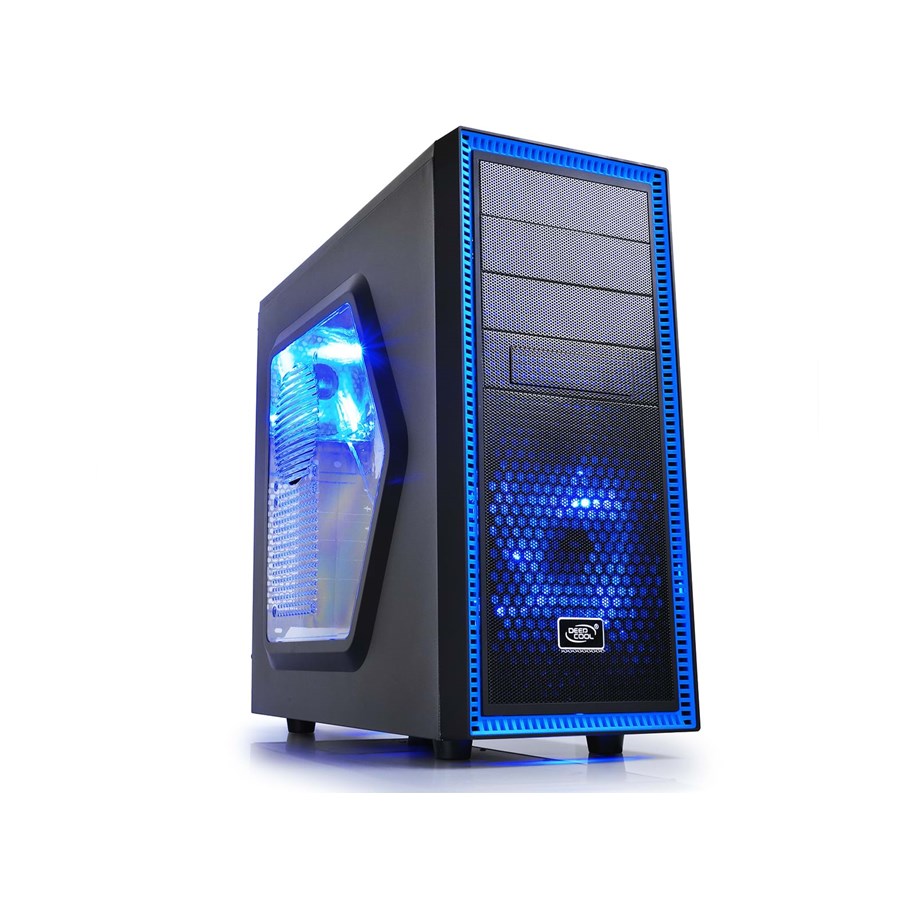 Kabinet - DeepCool Tesseract SW-BK - Kabinet - Miditower - Sort - TESSERACT SW-BK